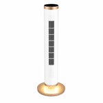 Load image into Gallery viewer, UltraSlimLine® Oscillating Tower Fan with Light, 11" x 11" x 37.8"
