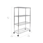 Charger l'image dans la galerie, 30 x 14 x 48, 4-Tier Steel Shelving
