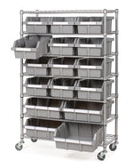 Charger l'image dans la galerie, 36 x 14 x 56, 7-Tier NSF 16-Bin Rack Shelving
