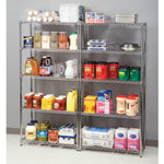 Charger l'image dans la galerie, 36 x 18 x 72, 5-Tier Commercial-grade NSF Shelving, Zinc
