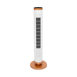 Charger l'image dans la galerie, UltraSlimLine® Oscillating Tower Fan with Light, 11" x 11" x 37.8"

