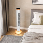 Charger l'image dans la galerie, UltraSlimLine® Oscillating Tower Fan with Light, 11" x 11" x 37.8"
