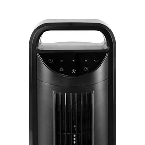 Matte Black Tower Fan with Touch Control