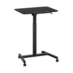 Charger l'image dans la galerie, Black airLIFT® Pneumatic Tilting Mobile Desk Cart

