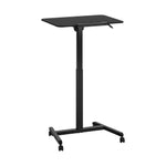 Charger l'image dans la galerie, Black airLIFT® Pneumatic Tilting Mobile Desk Cart
