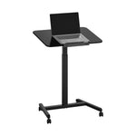 Charger l'image dans la galerie, Black airLIFT® Pneumatic Tilting Mobile Desk Cart
