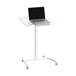 Charger l'image dans la galerie, White airLIFT® Pneumatic Tilting Mobile Desk Cart
