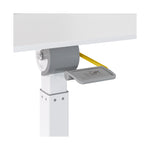 Charger l'image dans la galerie, White airLIFT® Pneumatic Tilting Mobile Desk Cart
