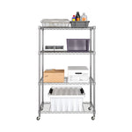 Charger l'image dans la galerie, 36 x 14 x 56.5, 4-Tier NSF Steel Wire Shelving, Silver
