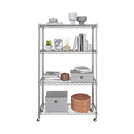 Charger l'image dans la galerie, 36 x 14 x 56.5, 4-Tier NSF Steel Wire Shelving, Silver
