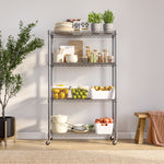 Charger l'image dans la galerie, 36 x 14 x 56.5, 4-Tier NSF Steel Wire Shelving, Silver
