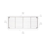Load image into Gallery viewer, 14 x 36 Steel Wire Shelf
