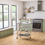 Charger l'image dans la galerie, Stainless-Steel Kitchen Cart
