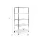 Charger l'image dans la galerie, 36 x 24 x 72, 5-Tier UltraDurable® NSF Shelving, Chrome
