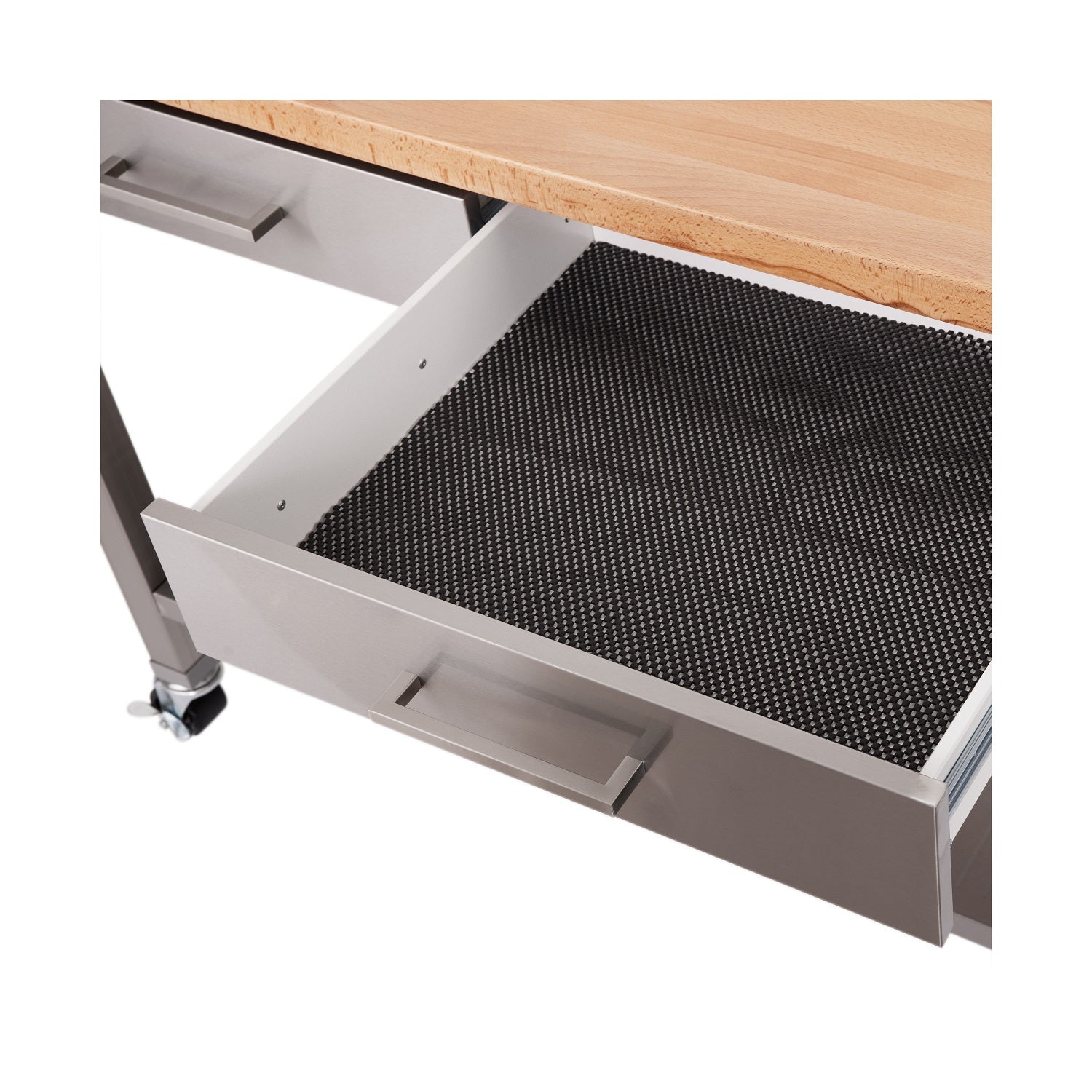 48 x 24 x 36, Work Center Island Table - Stainless Steel