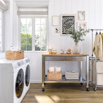 Load image into Gallery viewer, 48 x 24 x 36, Work Center Island Table - Stainless Steel
