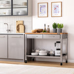 Load image into Gallery viewer, 48 x 24 x 36, Work Center Island Table - Stainless Steel
