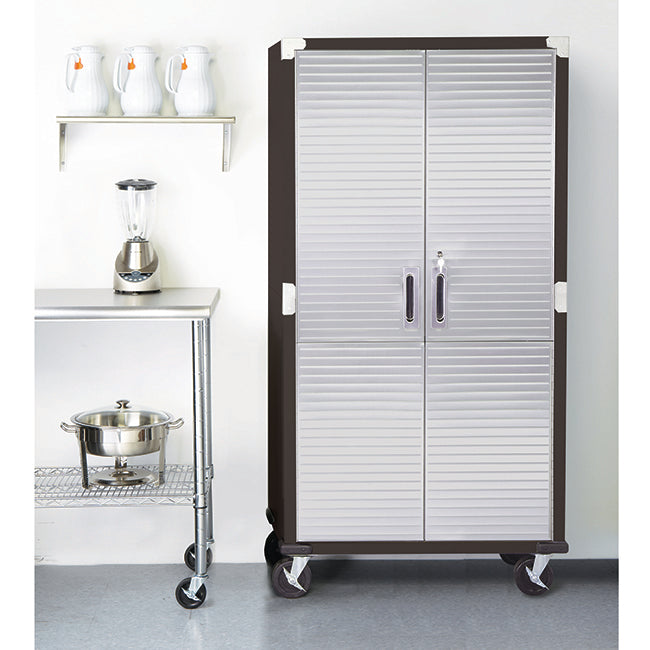 36 x 18 x 72, UltraHD® Rolling Storage Cabinet - Graphite