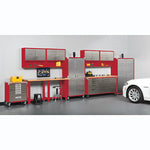 Charger l'image dans la galerie, 36 x 18 x 72, UltraHD® Rolling Storage Cabinet - Red
