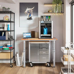 Load image into Gallery viewer, 48 x 24 x 28.5 to 42 UltraHD® Height Adjustable Workbench - Granite
