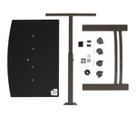 Charger l'image dans la galerie, Airlift Height-Adjustable Mobile Laptop Desk Cart, Walnut
