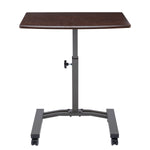 Charger l'image dans la galerie, Airlift Height-Adjustable Mobile Laptop Desk Cart, Walnut
