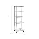 Charger l'image dans la galerie, 24 x 18 x 72, UltraDurable® 5-Tier NSF Steel Shelving

