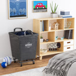 Charger l'image dans la galerie, Heavy-Duty Rolling Laundry Hamper, Gray

