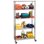 Charger l'image dans la galerie, 36 x 18 x 72, 5-Tier Commercial-grade NSF Shelving, Zinc
