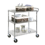 Charger l'image dans la galerie, 3-Tier Commercial NSF Chrome Utility Cart
