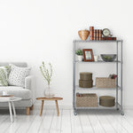 Load image into Gallery viewer, 54-Inch Silver Powder Coating Shelving Poles (4PK)
