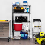 Charger l'image dans la galerie, 30 x 14 x 60, 5-Tier Steel Shelving, Black
