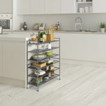 Charger l'image dans la galerie, 3-Tier Mesh Shoe Rack, Silver
