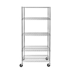 Charger l'image dans la galerie, 36 x 24 x 72, 5-Tier UltraDurable® NSF Shelving, Chrome
