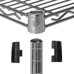 Charger l'image dans la galerie, 36 x 24 x 72, 5-Tier UltraDurable® NSF Shelving, Chrome
